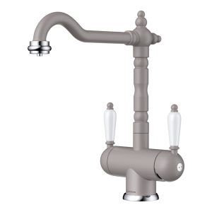 смеситель для кухни - Omoikiri Amagasaki-GR латунь/leningrad grey