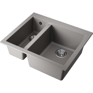 кухонная мойка - Omoikiri Bosen 59-2-GR Tetogranit/leningrad grey