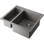 кухонная мойка — Omoikiri Bosen 59-2A-GR Artceramic/leningrad grey