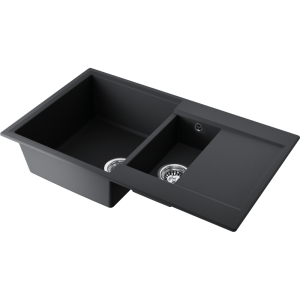 кухонная мойка - Omoikiri Daisen 86-2-BL Artgranit/черный
