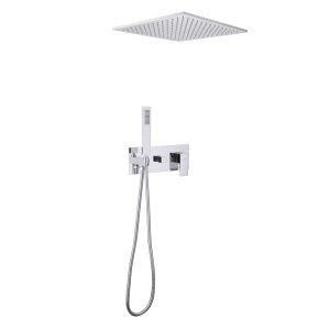 Душевая система ABBER Daheim AF8221 скрытого монтажа без излива, хром