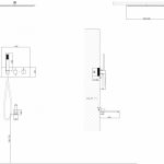 Душевая система ABBER Daheim AF8254SP скрытого монтажа с изливом, термостат, сатин