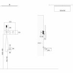 Душевая система ABBER Daheim AF8254W скрытого монтажа с изливом, термостат, белая матовая