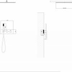 Душевая система ABBER Daheim AF8255SP скрытого монтажа без излива, термостат, сатин