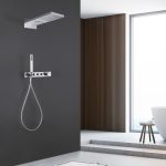Душевая система ABBER Rund AF8752 скрытого монтажа без излива, термостат, хром