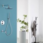 Душевая система ABBER Wasser Kreis AF8117 скрытого монтажа с изливом, хром