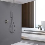 Душевая система ABBER Wasser Kreis AF8121NG скрытого монтажа без излива, никель