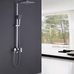 Душевая стойка ABBER Daheim AF8216L с изливом, хром