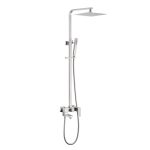 Душевая стойка ABBER Daheim AF8216SPL с изливом, сатин
