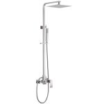 Душевая стойка ABBER Wasserfall AF8616SPL с изливом, сатин