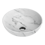 раковина для ванной — Omoikiri Hitomi-WH Marble Natceramic/WH Marble