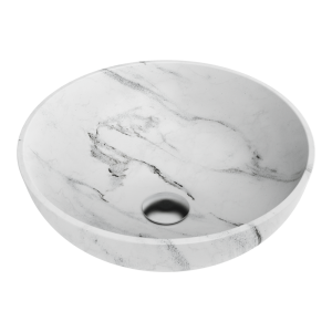 раковина для ванной - Omoikiri Hitomi-WH Marble Natceramic/WH Marble