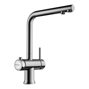 смеситель для кухни - Omoikiri Hotaru-BN-WH латунь/нержавеющая сталь/белый