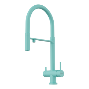 смеситель для кухни - Omoikiri Kanto-AZ латунь/azur blue