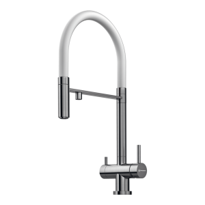 смеситель для кухни - Omoikiri Kanto-BN латунь/нержавеющая сталь