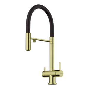 смеситель для кухни - Omoikiri Kanto-LG латунь/светлое золото