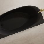 Карбоновая ванна ABBER Karbon AK9004 черная