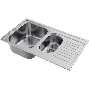 кухонная мойка - Omoikiri Kashiogawa 86-2-IN нерж. сталь/нержавеющая сталь