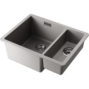 кухонная мойка - Omoikiri Kata 55-2-U-GR Artgranit/leningrad grey