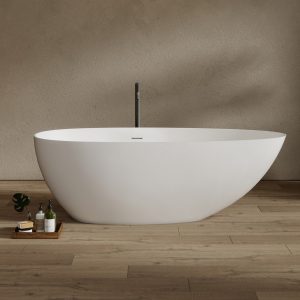 Ванна из искусственного камня ABBER Stein AS9611NM-1.7 белая матовая