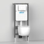 Унитаз ABBER Rechteck AC1201MG подвесной серый матовый, безободковый