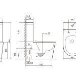 Унитаз ABBER Bequem AC1112TMW компакт белый матовый, безободковый, смыв торнадо