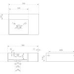 Раковина подвесная ABBER Stein AS2644 L белая матовая