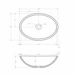 Раковина накладная прозрачная ABBER Kristall AT2802Vesuvian оливковая
