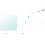 Зеркало ABBER See AG6107SXL-1.2 с подсветкой, сенсорный выключатель, диммер