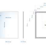 Зеркало ABBER See AG6108S-0.6 с подсветкой, сенсорный выключатель, диммер