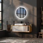 Зеркало ABBER Mond AG6202S-0.65 с подсветкой, сенсорный выключатель, диммер