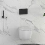 Кнопка смыва сенсорная ABBER AC0122SMB черная матовая