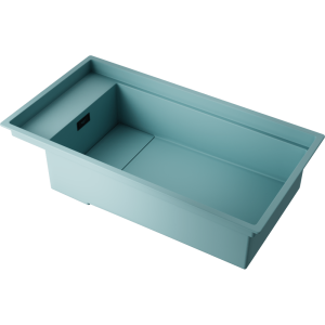 кухонная мойка - Omoikiri Kinaru Pro 86-U/I-AZ Artceramic/azur blue