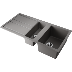 кухонная мойка - Omoikiri Kitagawa 100-2-GR Artceramic/leningrad grey