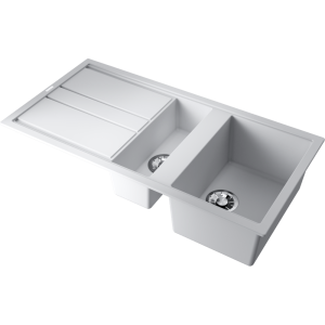 кухонная мойка - Omoikiri Kitagawa 100-2-WH Artceramic/белый