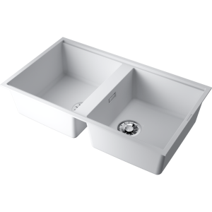 кухонная мойка - Omoikiri Kitagawa 83-2-U-WH Artceramic/белый