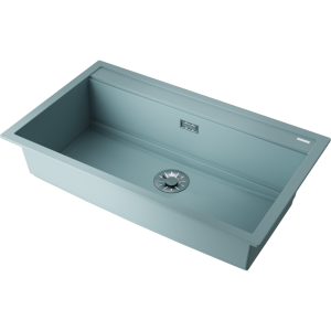 кухонная мойка - Omoikiri Kitagawa 86-LB-AZ Artceramic/azur blue
