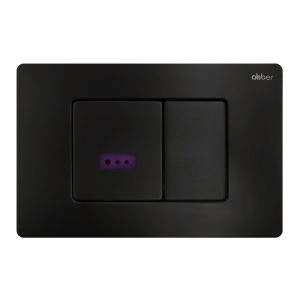 Кнопка смыва сенсорная ABBER AC0122SMB черная матовая