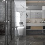 Комплект подвесной унитаз ABBER Rechteck AC1201 белый с инсталляцией AC0105 и кнопкой AC0121 хром