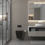 Комплект подвесной унитаз ABBER Rechteck AC1201MB черный матовый с инсталляцией AC0105 и кнопкой AC0121MB черный матовый