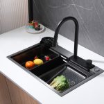 Кухонная мойка ABBER Wasser Kreis AF2194B черная матовая