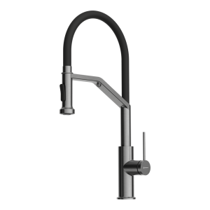 смеситель для кухни - Omoikiri Makkari 2 Plus-SB-GM-BL латунь/вороненая сталь/черный