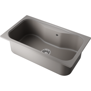 кухонная мойка - Omoikiri Maru 86-GR Tetogranit/leningrad grey
