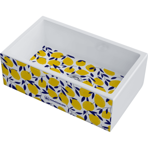 кухонная мойка - Omoikiri Mikura 76-Lemon Natceramic/белый