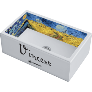 кухонная мойка - Omoikiri Mikura 76-Vangogh Natceramic/белый