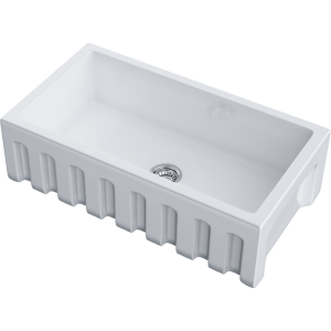 кухонная мойка - Omoikiri Mikura 83-WH Glossy Natceramic/белый глянцевый