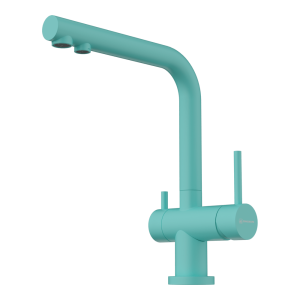 смеситель для кухни - Omoikiri Nagano-AZ латунь/azur blue