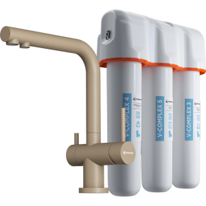 комплект смеситель+фильтр - Nagano-CA-P + Pure drop Lite