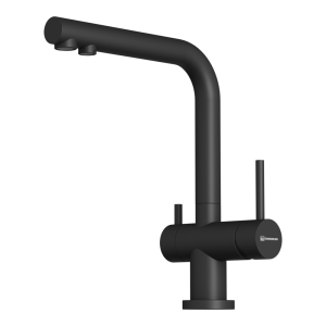 смеситель для кухни - Omoikiri Nagano-P-BL латунь/черный