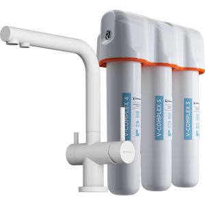 комплект смеситель+фильтр - Nagano-WH-P + Pure drop Lite